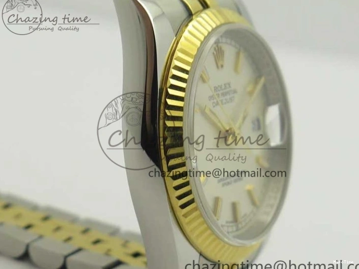 MiroTime 0519 DateJust 36 SS YG 126233 ARF 1:1 Best Edition Silver Dial Stick Markers on SS YG Jubilee Bracelet SH Elegant 3430